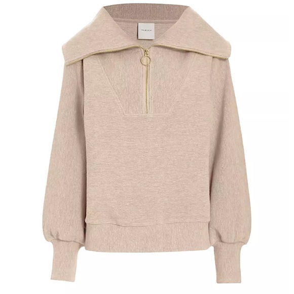 Varley Vine Half Zip Sweatshirt color oama - Picture 1 of 7